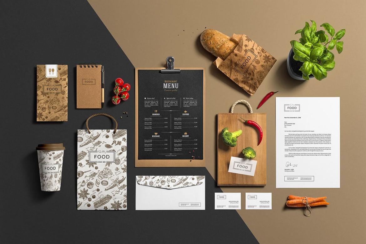 Food-related stationery